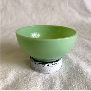 Vintage JADITE FIRE KING OVEN WARE BOWL, MID CENTURY TREASURE-LOVELY #24